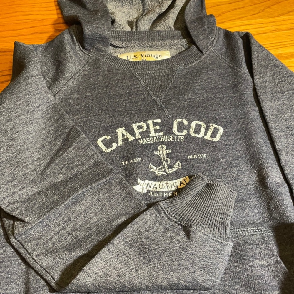 Cape Cod hooded sweatshirt.